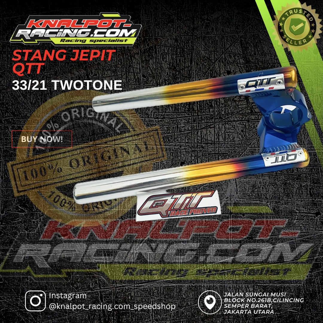 STANG JEPIT QTT NINJA 33/21 TWOTONE 